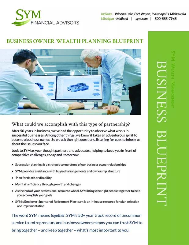 Business owner wealth planning brochure
