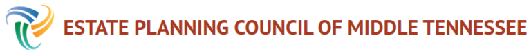 blue yellow green and red logo that says: Estate Planning Council of Middle Tennessee