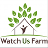 a brown barn with green leaves sprouting from it